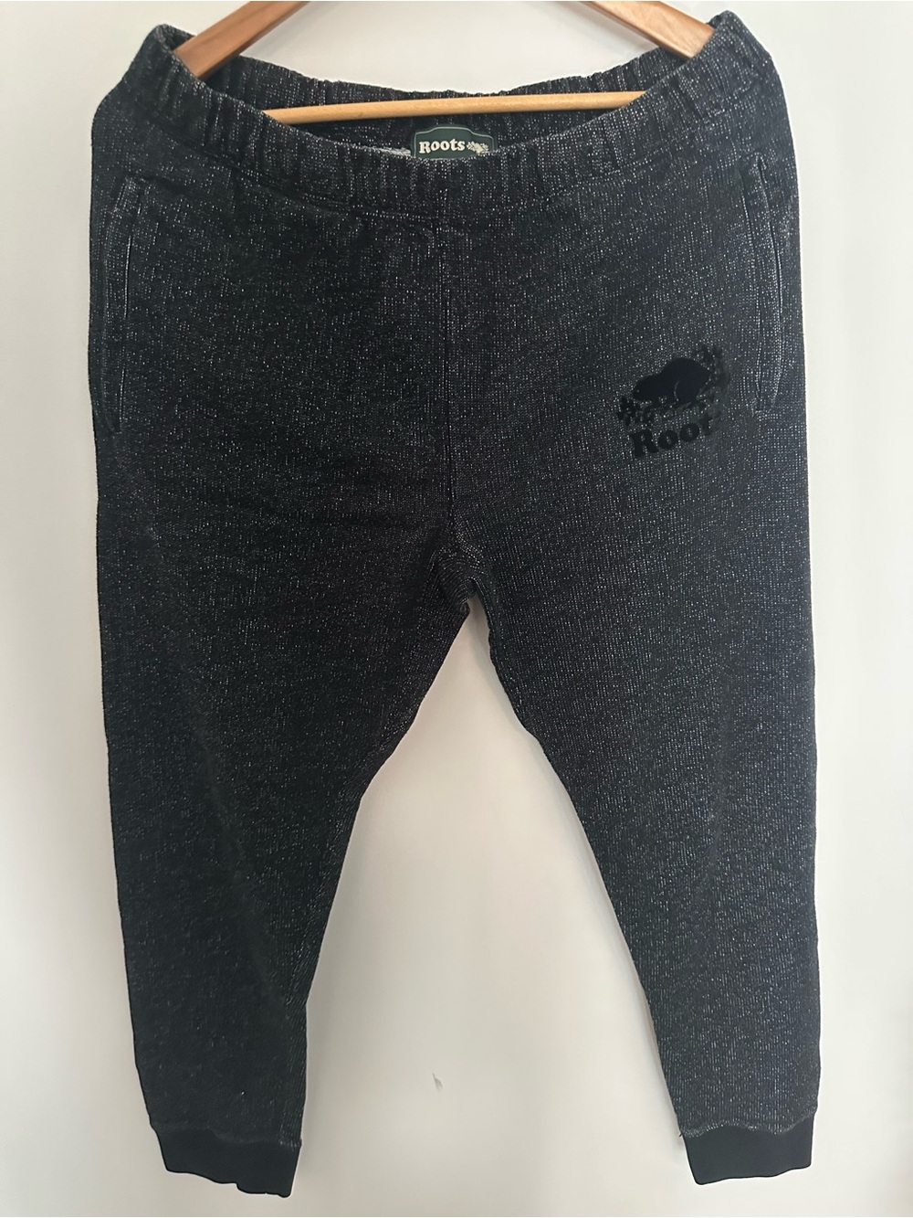Roots Men's Black Heather Joggers